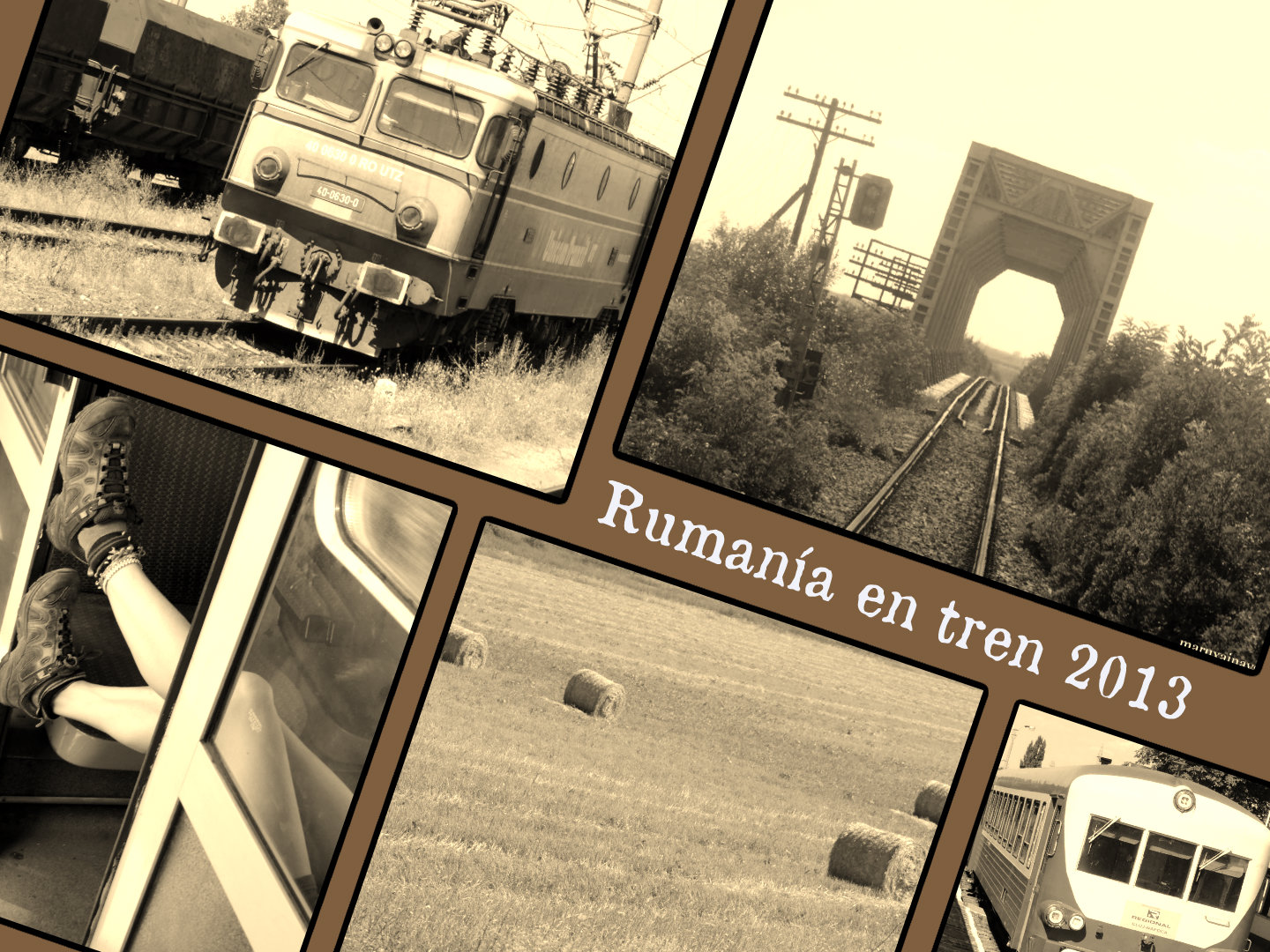 Rumania en tren